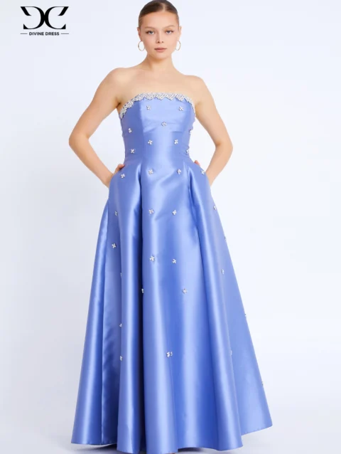 Robe jaune élégante pour femme, coupe fluide et chic