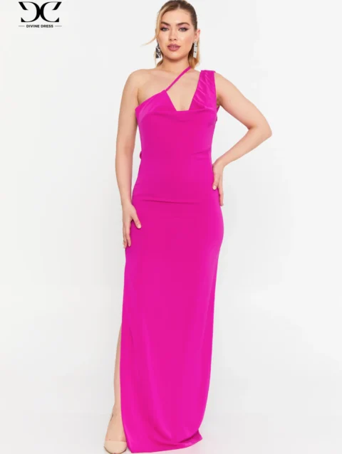 Elementary Dress – robe longue rose élégante pour femme, idéale pour soirées, mariages et événements spéciaux