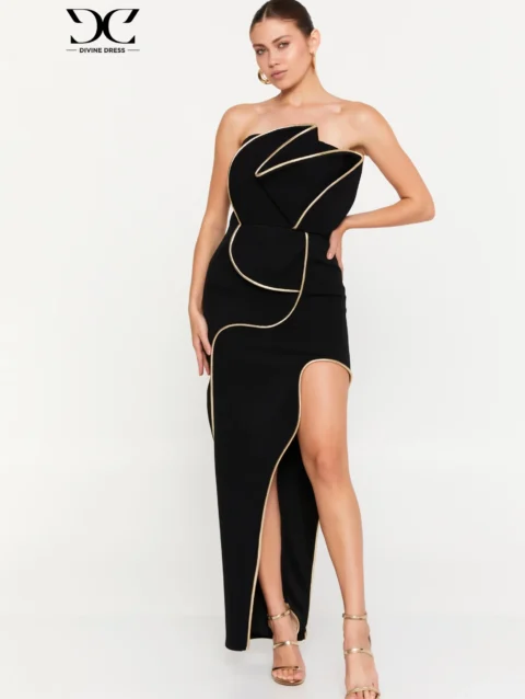 Robe Amber Sky élégante et fluide, idéale comme robe soirée d’été