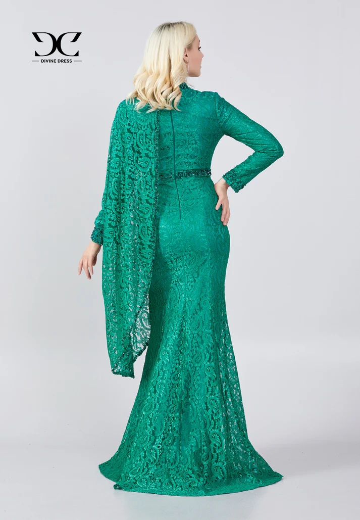 Robe Pearl Veil – vue arrière élégante