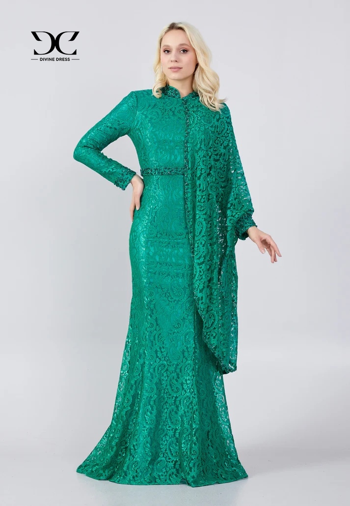 Robe de soirée Pearl Veil – vue avant